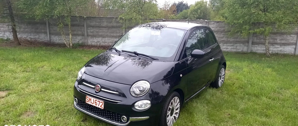 Fiat 500 cena 35900 przebieg: 103000, rok produkcji 2016 z Sieraków małe 562